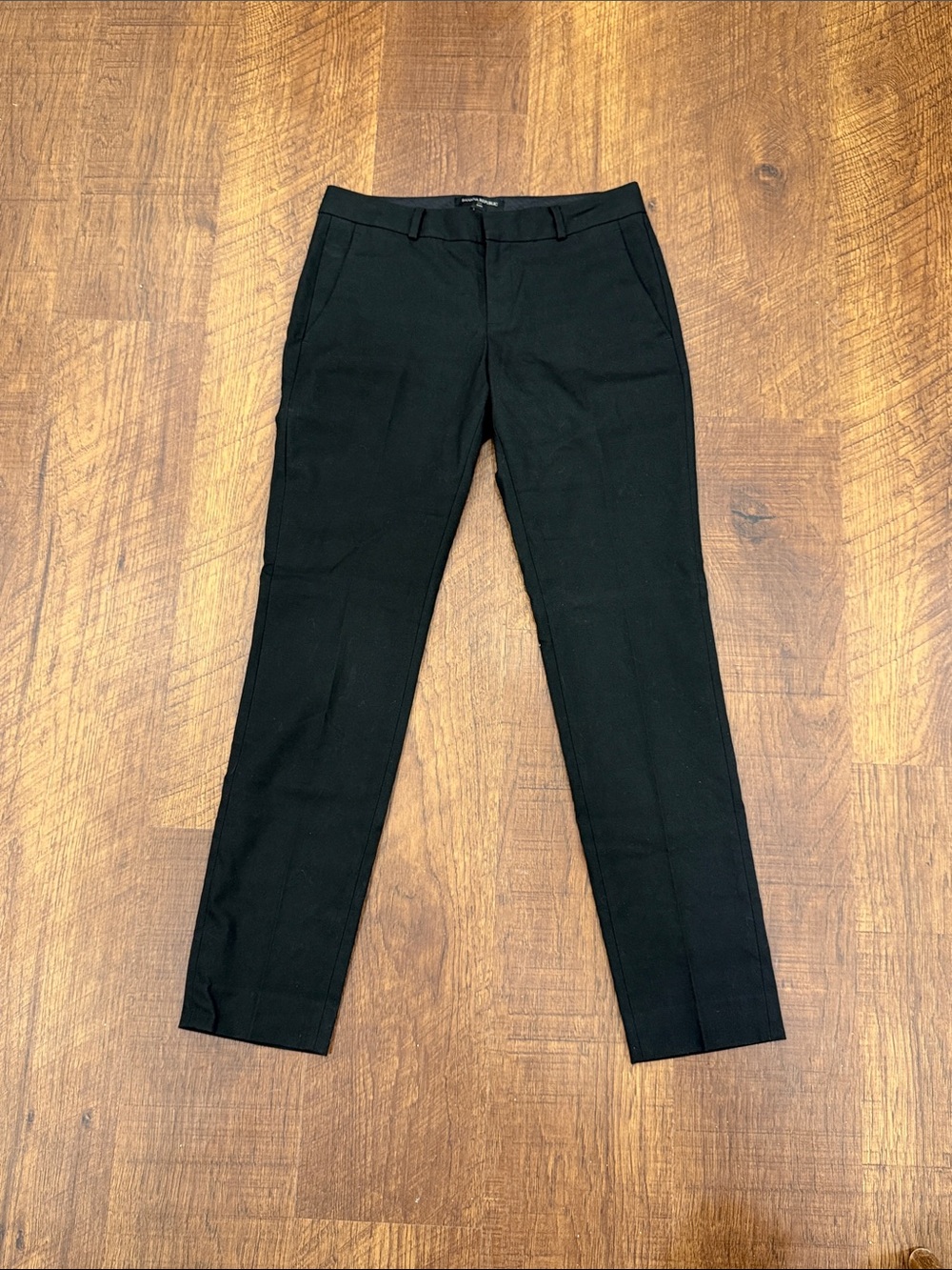 Banana Republic Black Ankle-Length Tailored Pants